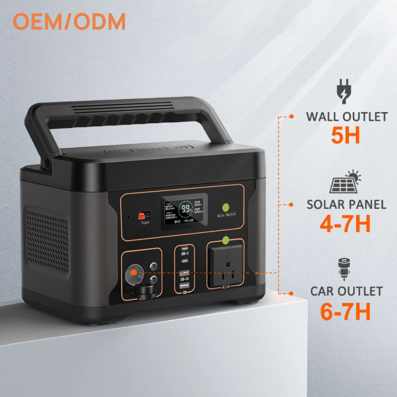  Przenośna elektrownia o mocy 2400 W. Generator słoneczny. Zasilacz z baterią litową 230 V
